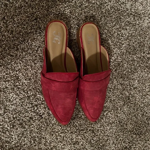 Pink/Red Mules Never Worn Size 7 - Picture 2 of 3